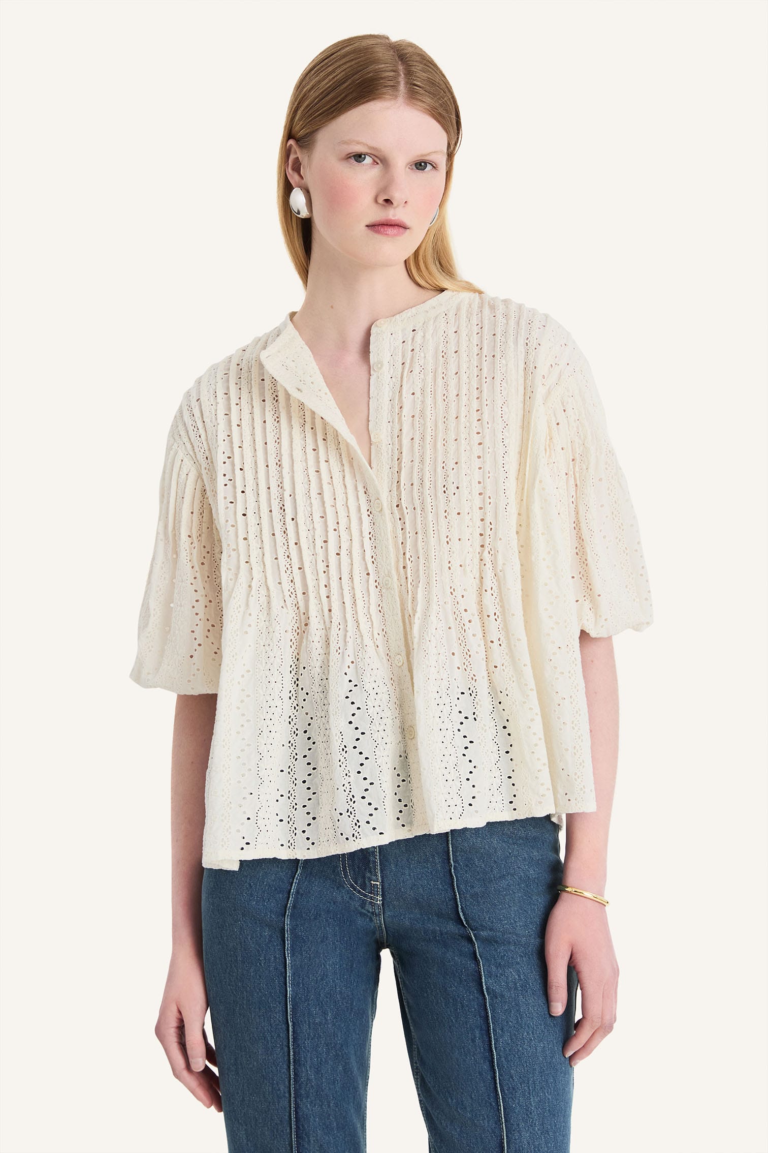 マーレット Merlette MAJORELLE BLOUSE ブラウス プルオーバー M ホワイト /DF ■OS レディース MAJORELLE BLOUSE｜Tops｜Merlette(マーレット)｜Merlette NYC