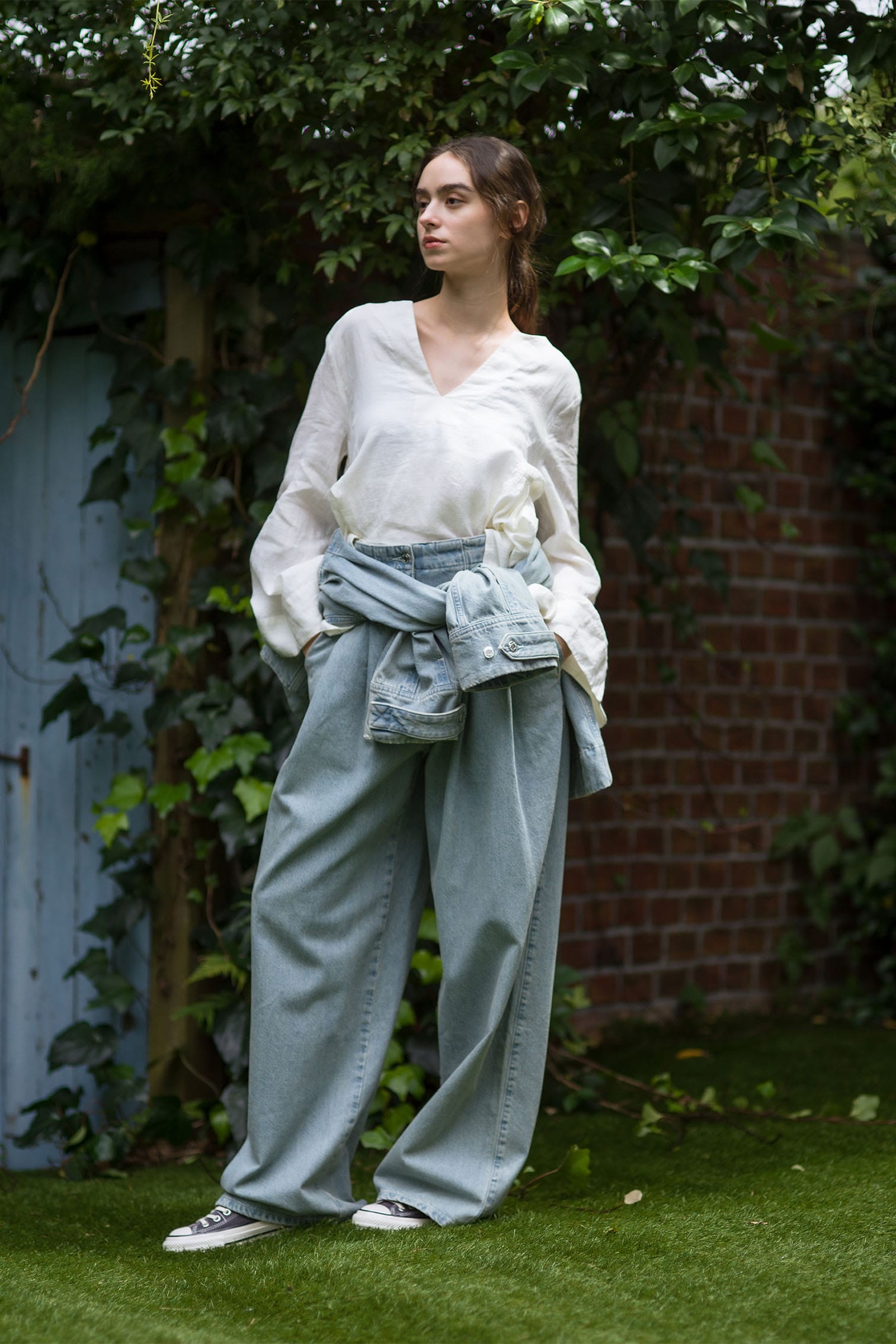merlette マーレット カシュクールブラウス Sサイズ 新品未使用 マーレット Merlette カシュクールブラウス 長袖 XS 白 ホワイト