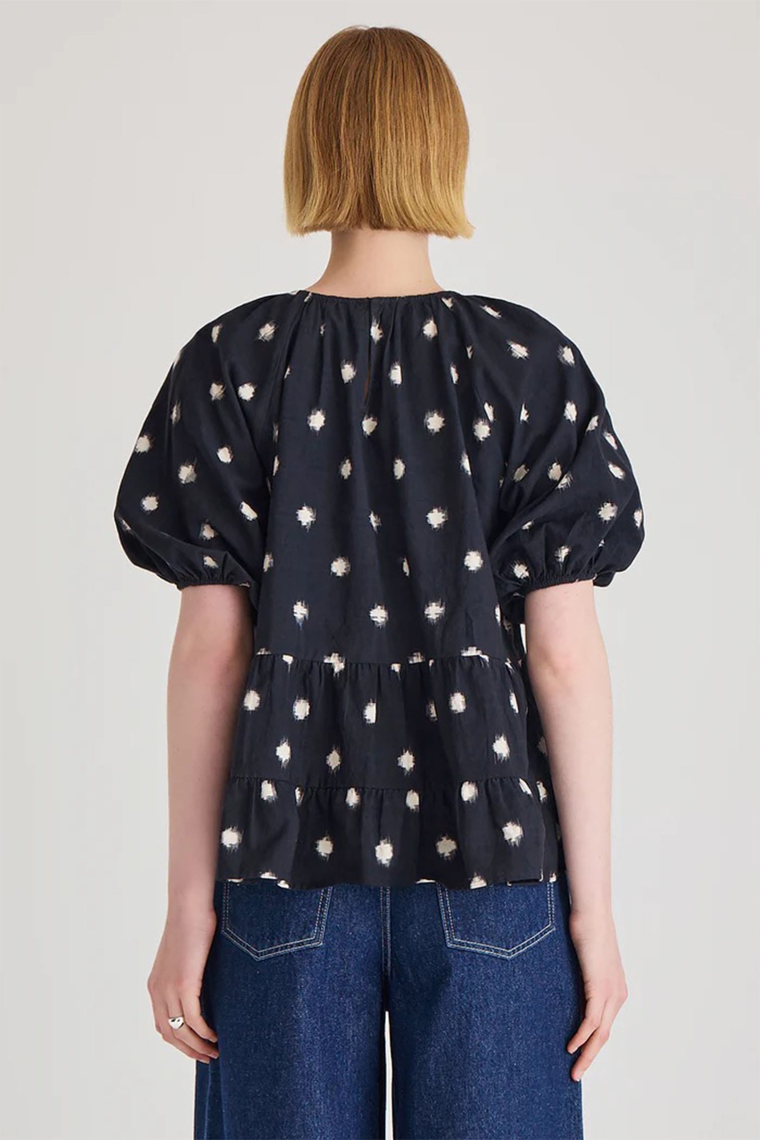 Merlette - Merlette/マーレット/ブラウス/ネイビー/綿 MERLETTE/マーレット】Scoop Neck Blouse（シャツ/ブラウス