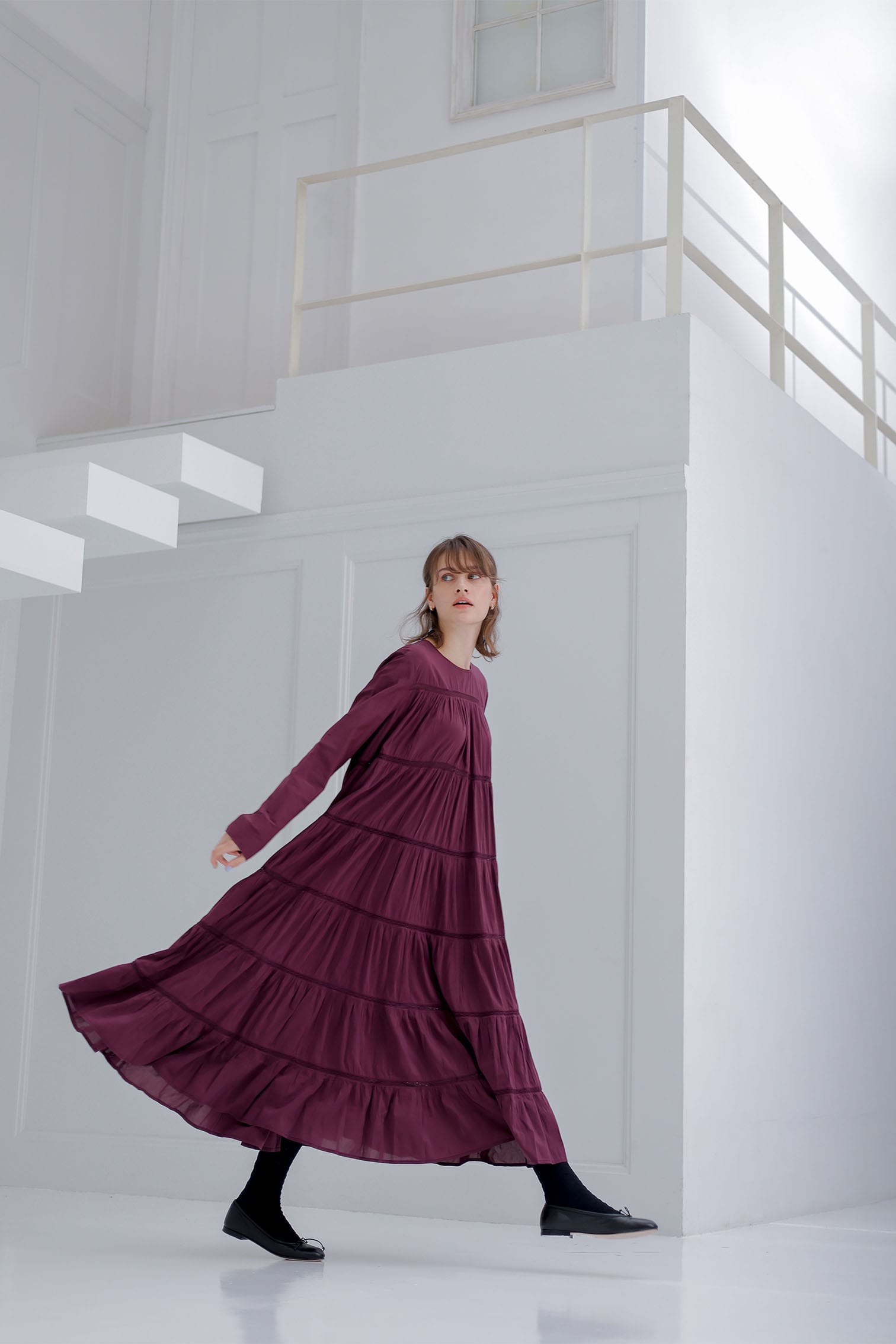 新品マーレット MARTEL PLEATED ランダムウエストピンタック ドレス Merlette(マーレット)｜MARTEL ドレス/ホワイト の通販