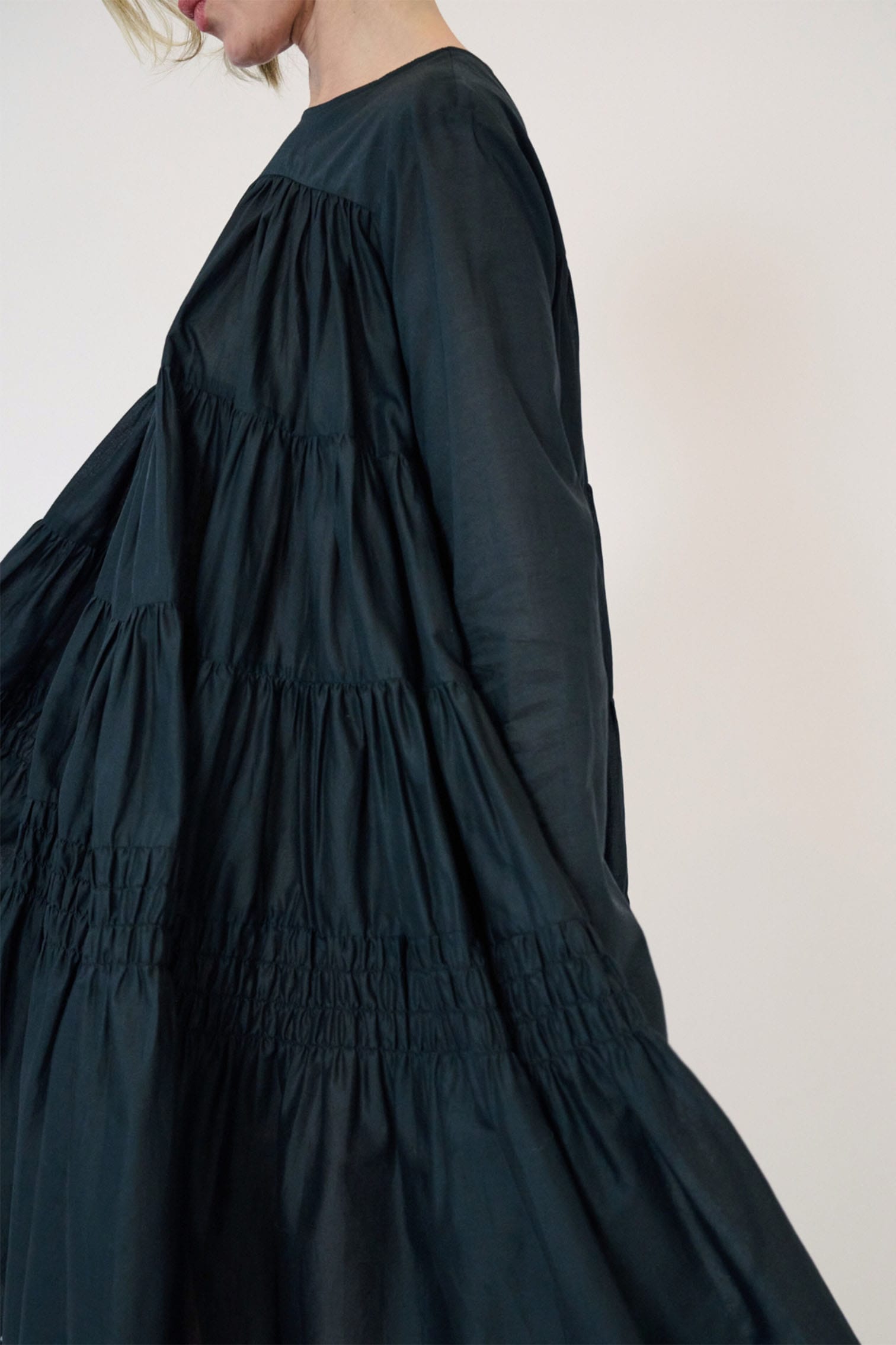 【新品】マーレット　SOLIMAN MIDI Merlette マーレット SOLIMAN MIDI 185N18L ティアードギャザー