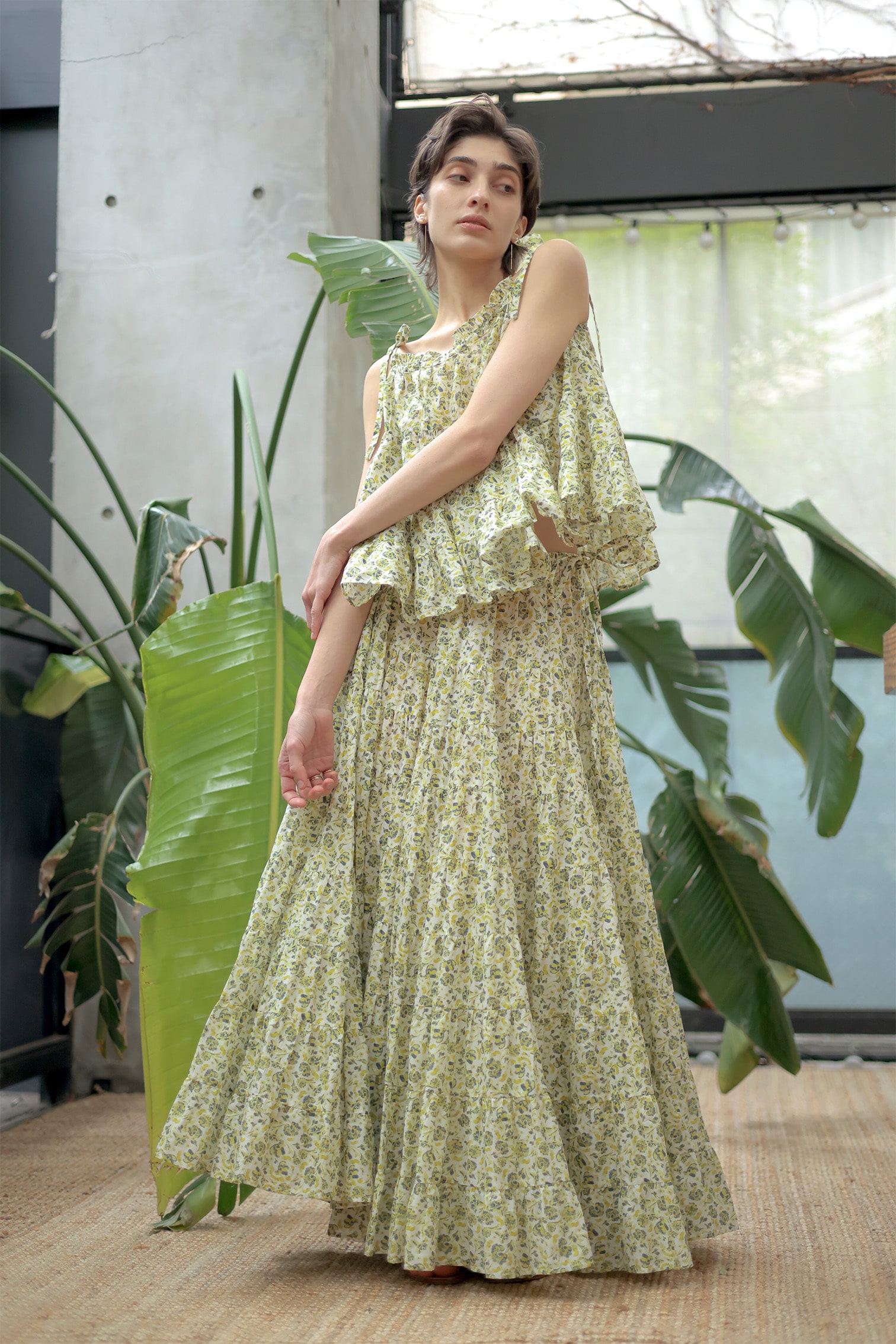 【COMING SOON】CHANDNI PRINT SKIRT